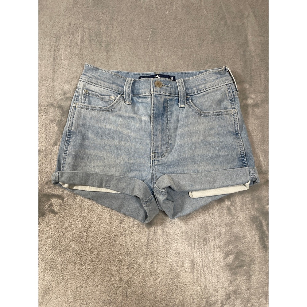 Hollister Shorts Women's Size 25 California High Rise‎ Light Wash Denim